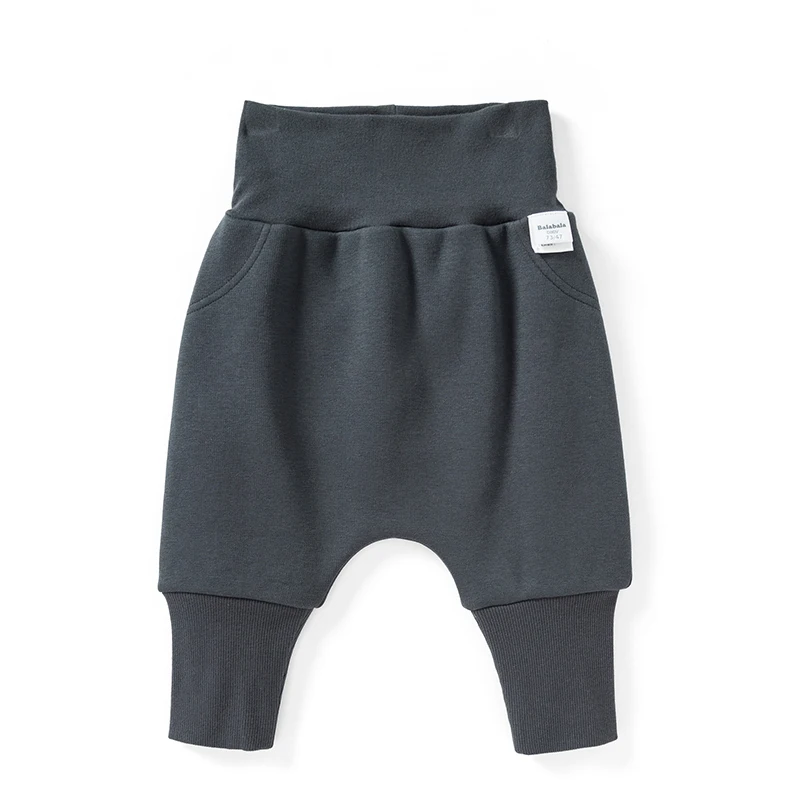 Balabala/детские штаны для мальчиков и девочек; Новинка года; детские брюки; сезон осень-зима повседневные брюки для детей 0-1 лет; pp - Цвет: Cold ash
