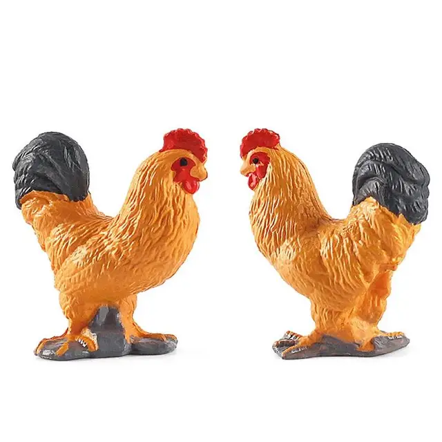 12PCS Mini Farm Animal Figurines Simulation Farm Animal Figures Toys Washable PVC Farm Barn Animals Playset for Cake Decoration 4