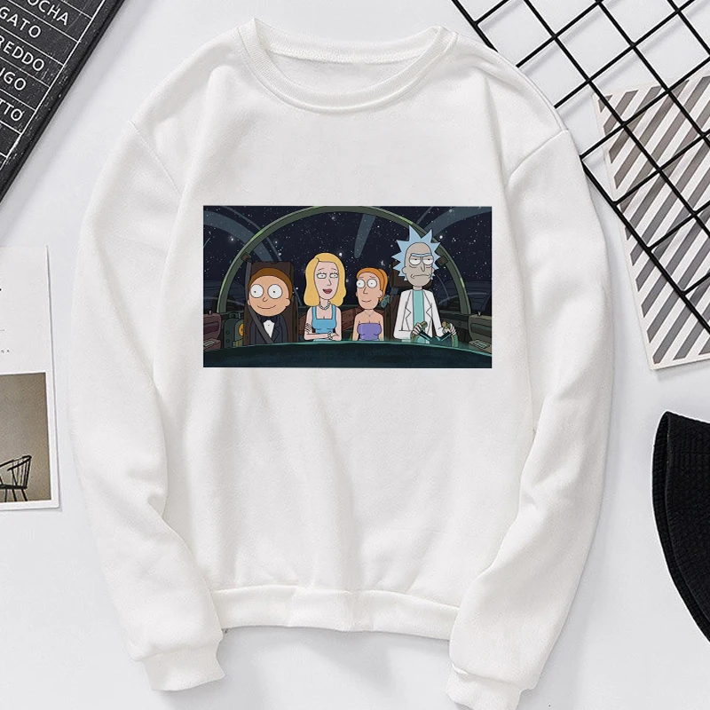 3781 Новинка, Модный свитшот, Camiseta Mujer, принт Рик и Морти, игривый, Harajuku, уличная одежда, спортивный костюм, индивидуальные повседневные толстовки с капюшоном - Цвет: 3781