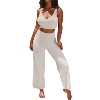 

2 Two Piece Set Women Suit Club Summer Outfits Tie Dye Crop Top and Stacked Pants Female Tracksuit Matching Set 2020