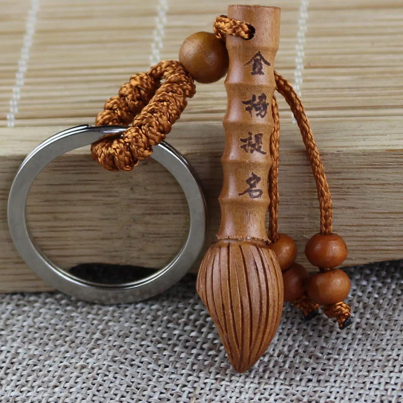 От производителя персикового дерева стерео брелок Подвески с автомобилем учебный Национальный Чемпион высшего образования