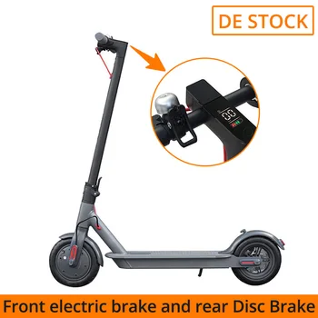 

[DE STOCK] Folding Electric Scooter 350W Motor Dual Brake 8.5 Inch Solid Tire Max Speed 25km/h Sine Wave Motherboard LCD Display