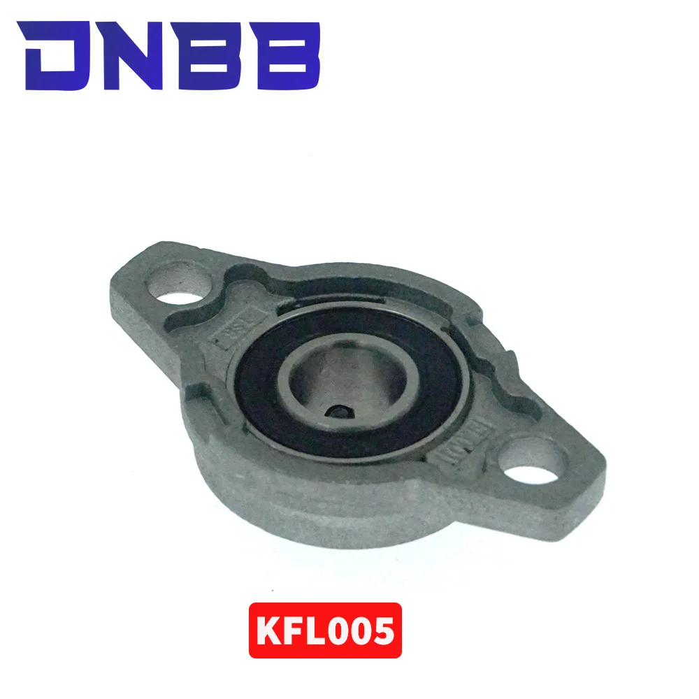 

KFL005 2PCS Horizontal Vertical Bearing KFL05 Lead Screw Support Mounted Ball Pillow Zinc Alloy PillowBlock KFL005 25mm