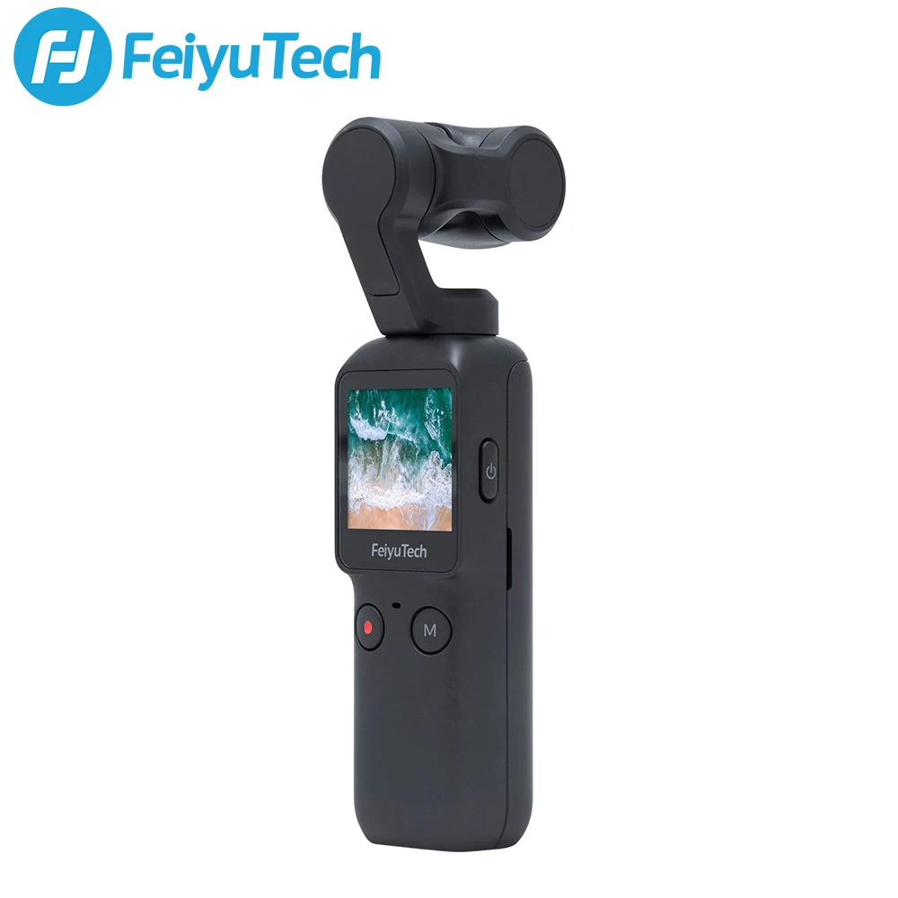 Feiyutech-estabilizador de bolsillo Feiyu para cardán de cámara 4K, estabilizador híbrido de 3 ejes, 4K, 60fps, 270, ángulo amplio de 120 °, pista inteligente