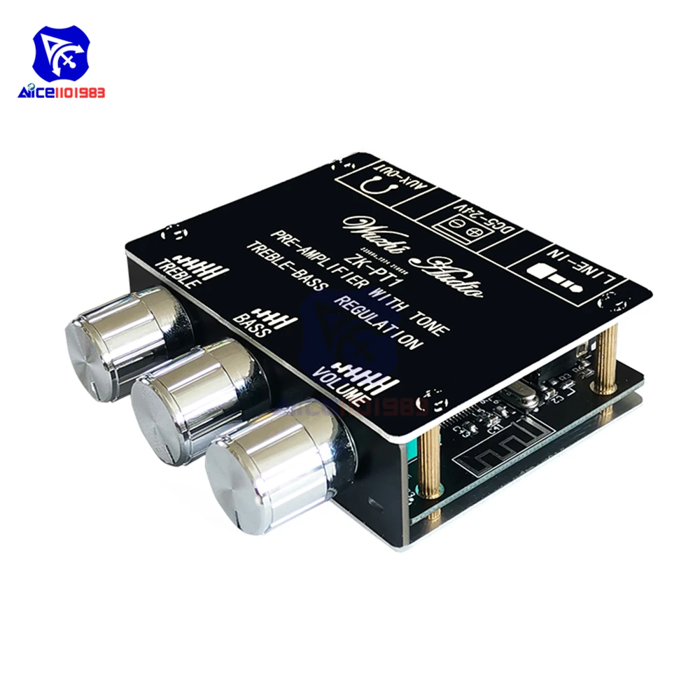 Audio Bluetooth 5.0 Amplifier Board For Speakers Sound Preamplifier Sound Equipment Home Music Amplifier Stereo Decoding Board - 2