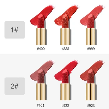 

Hotsale 3Pcs Flash Lipstick Set Moisturizing Waterproof Long-lasting Dyeing Engraved Matte Lipstick Set
