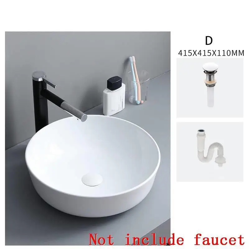 MODEL T Bacia Lavagem Bagno Lavabo Sobre Encimera Para Umywalka Nablatowa De Waschbecken Туалет Pia Cuba Banheiro раковина для ванной комнаты - Цвет: MODEL T