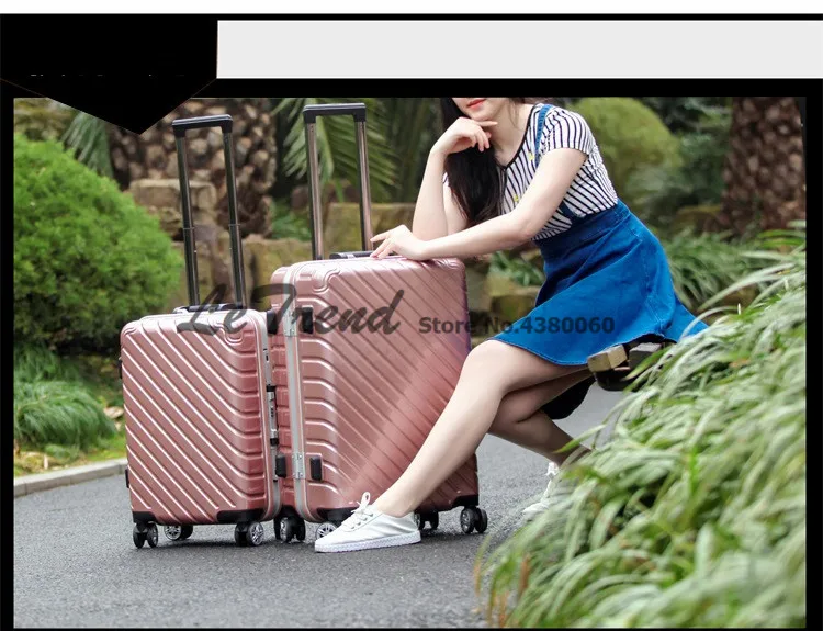Новая мода 20 "24" Rolling Hardside чемодан для путешествий чемодан с колесиками алюминий + ABS + PC пользовательский лазер гравировка