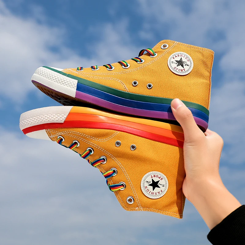 

Fashion Shoes Woman Sneakers Plus Size 39-44 High Top Canvas Shoes Women Lightweight Running Walking Footwear for Women