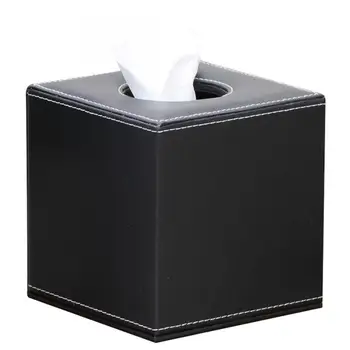 

Tissue Box Cover Holder Pu Roll Paper Box Containers For Napkins Modern Tissue Canister Home Kitchen Napkin Holder Storage Box