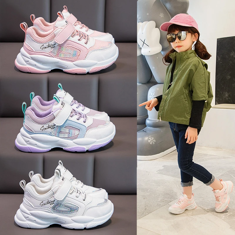 

The New Autumn Girls' Sneakers Children Casual Shoes Girls Comfortable and Breathable Tennis Shoes Tenis Chaussure Enfant Fille