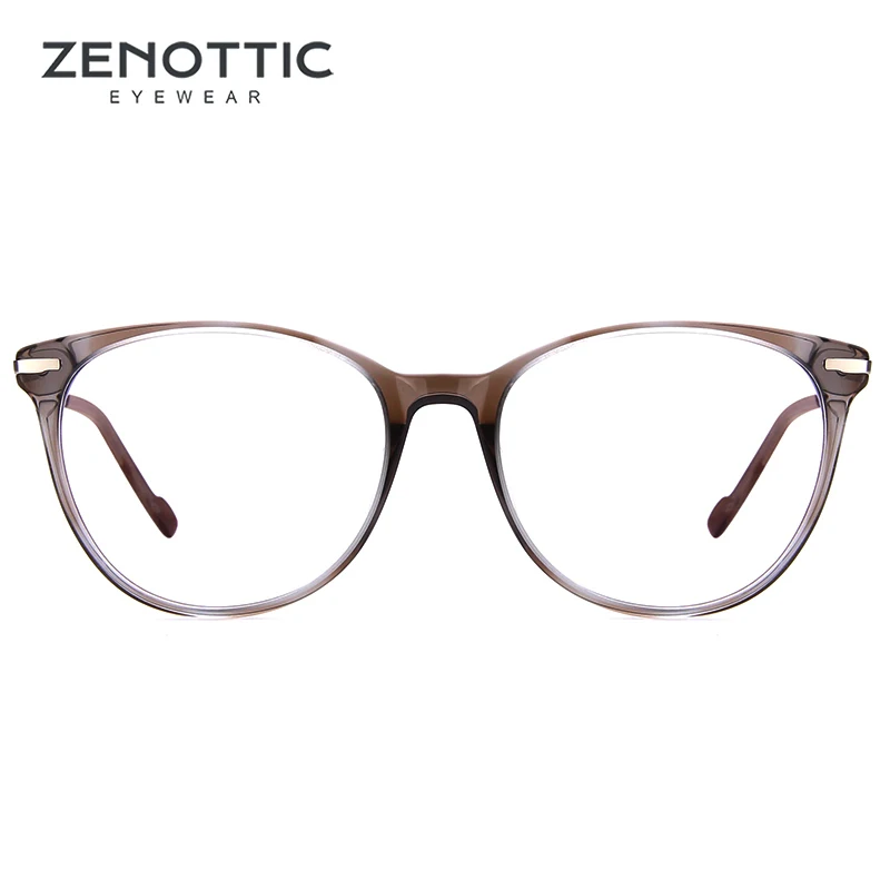 ZENOTTIC, оптические очки для женщин, очки, очки, поддельные очки, круглые очки, модные прозрачные очки, оправа BT3301