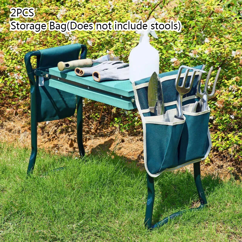 Folding Garden Kneeler Stool Bench Tool Pouch Bag Protect Knees Sturdy Bearing Pad Stool Seat Multi Pockets (ONLY Storage Bag) ► Photo 3/6