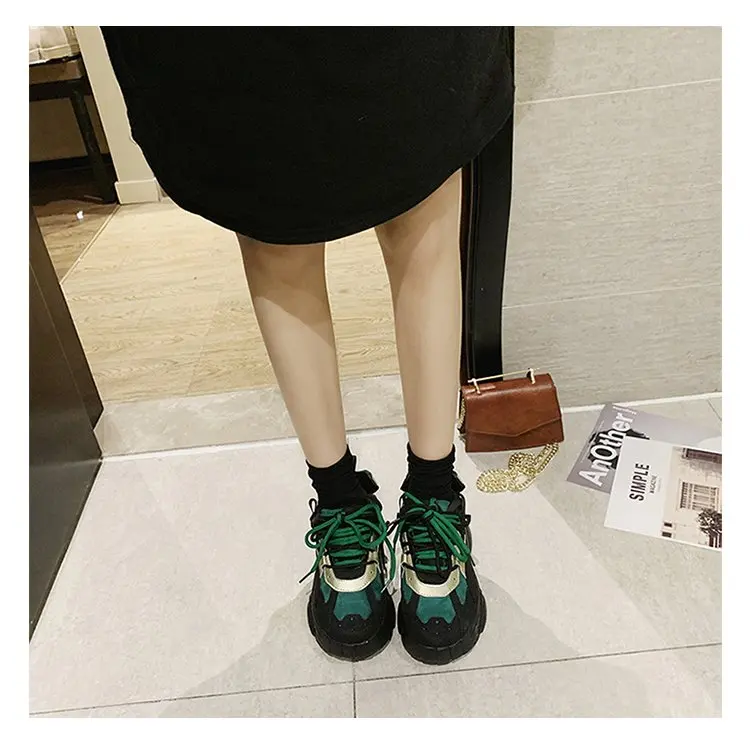 Г., Демисезонная женская повседневная обувь на шнуровке удобная обувь на платформе женские кроссовки, женские кроссовки, Chaussure Femme