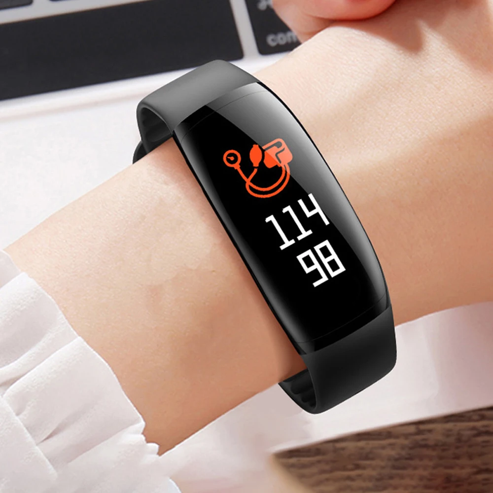 

B70 Smart Bracelet IP67 Waterproof Heart Rate Blood Pressure Oxygen Fitness Tracker Sport Wristband for Android pk T70SmartWatch
