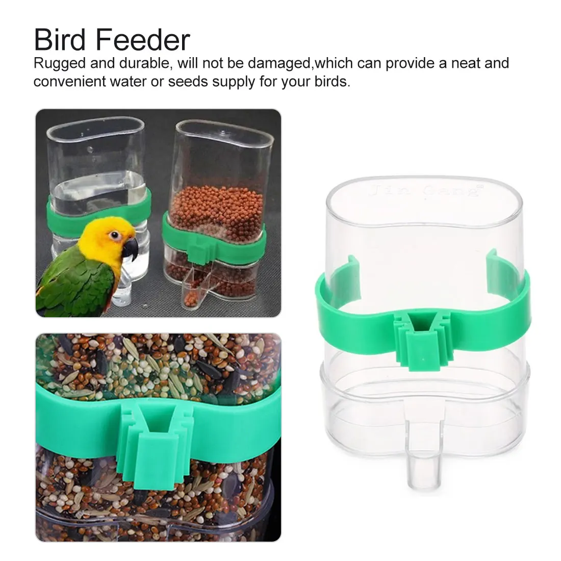 Клетка для домашних птиц автоматический чайник feederCan магазин воды кормушка для птиц подача воды пищи автопоилка попугай дозатор для домашних животных клетка