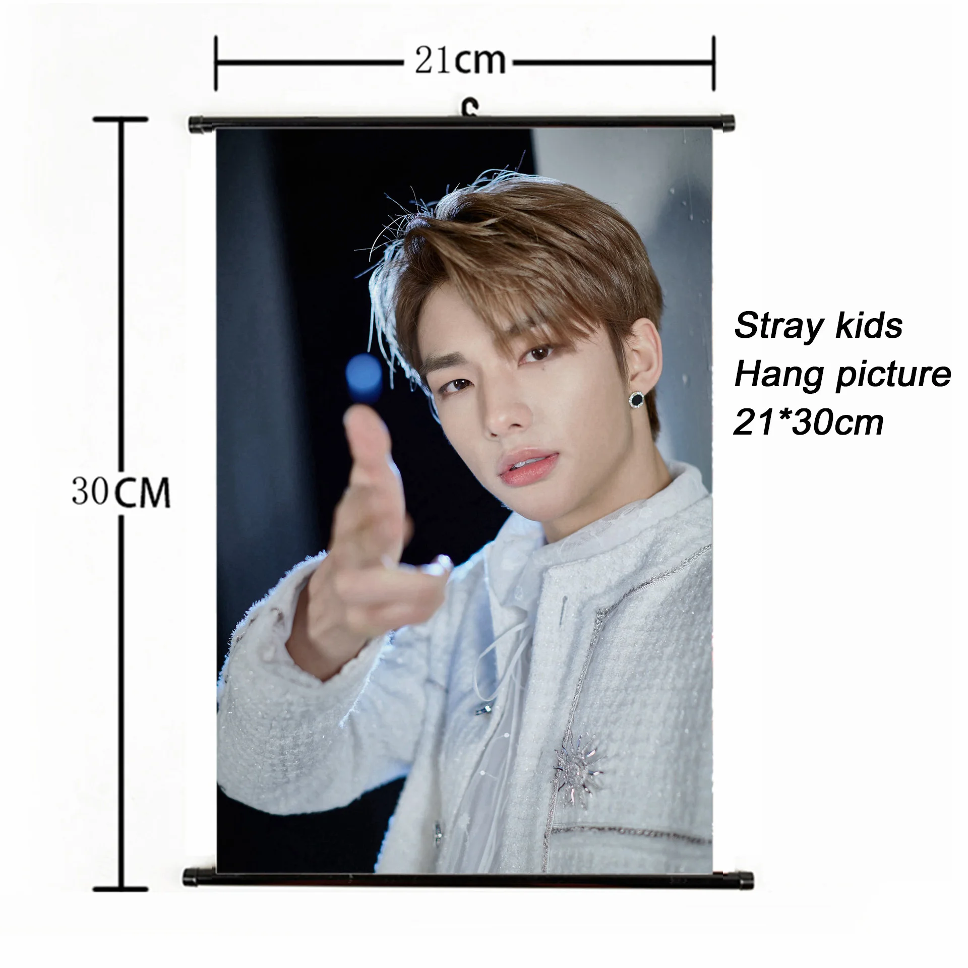 Модный Kpop Stray Kids have picture 21*30 см плакат stray kids MIROH альбом Фотокарта для фанатов Коллекция корейский Канцелярский набор - Цвет: Stray Kids 35