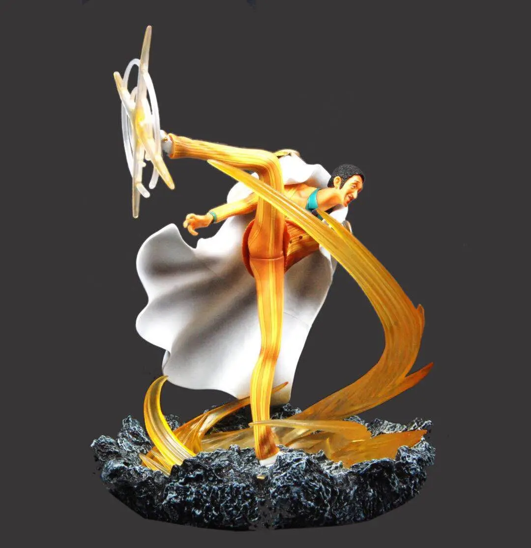 

Feihong One Piece Navy General GK Yellow Ape Ultra Large Scene Spin Kick Statue Garage Kit
