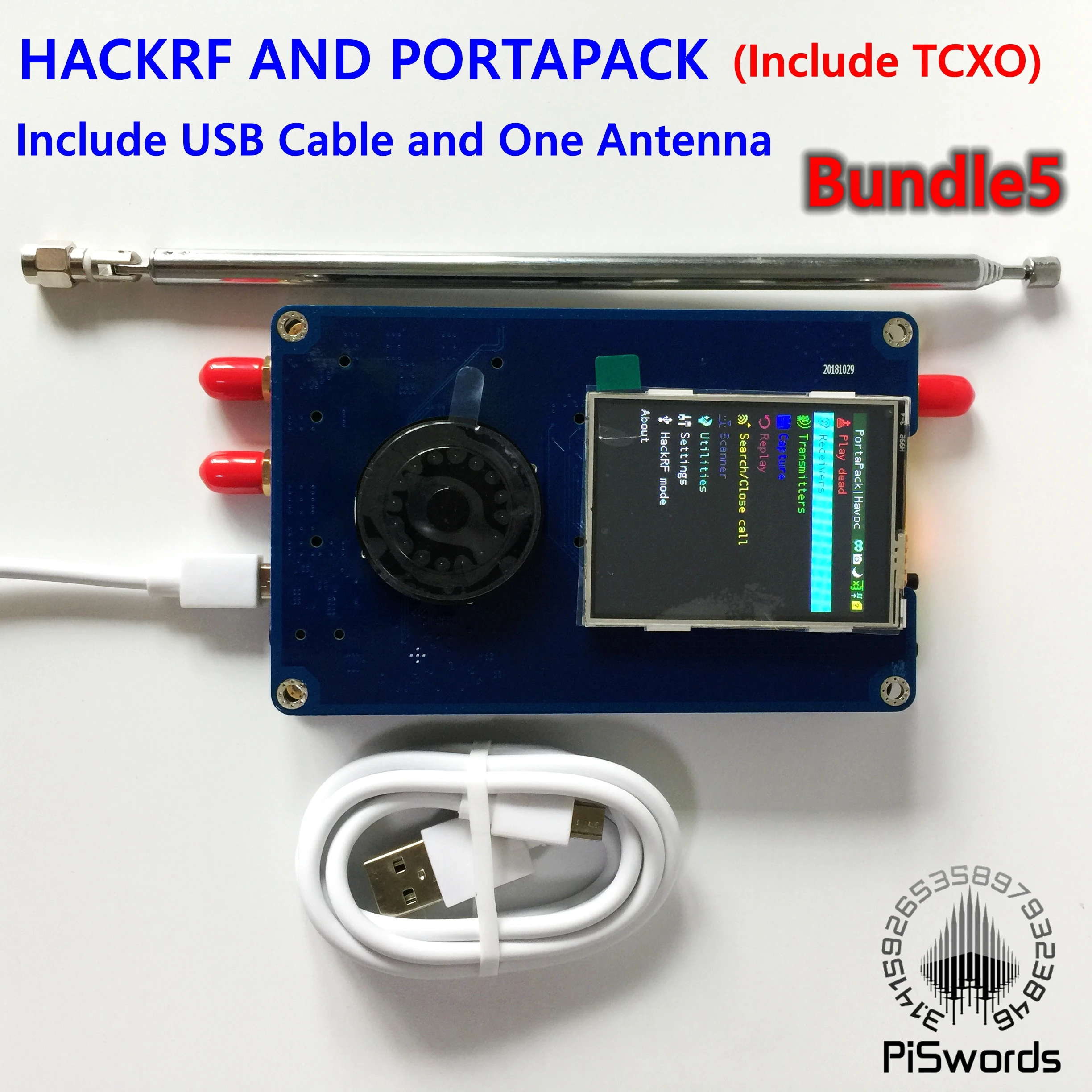 HackRF One SDR программно определяемое радио 1 МГц до 6 ГГц материнская плата набор для