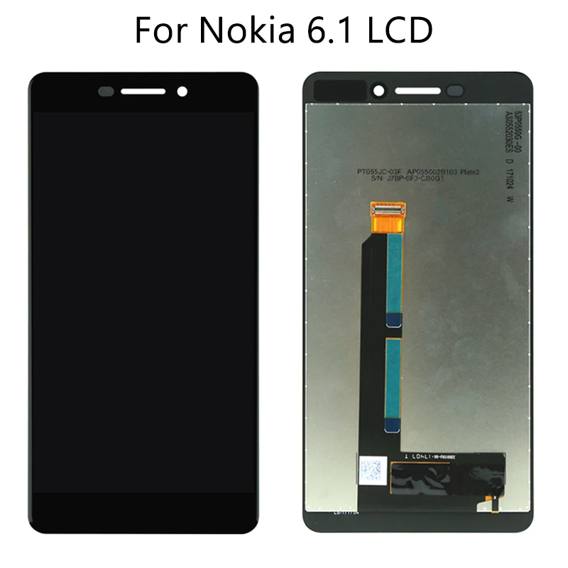 Для Nokia 6 N6 X6 6,1 Plus ЖК-дисплей с сенсорным экраном дигитайзер сборка Замена Бесплатные инструменты для Nokia 6,1 lcd