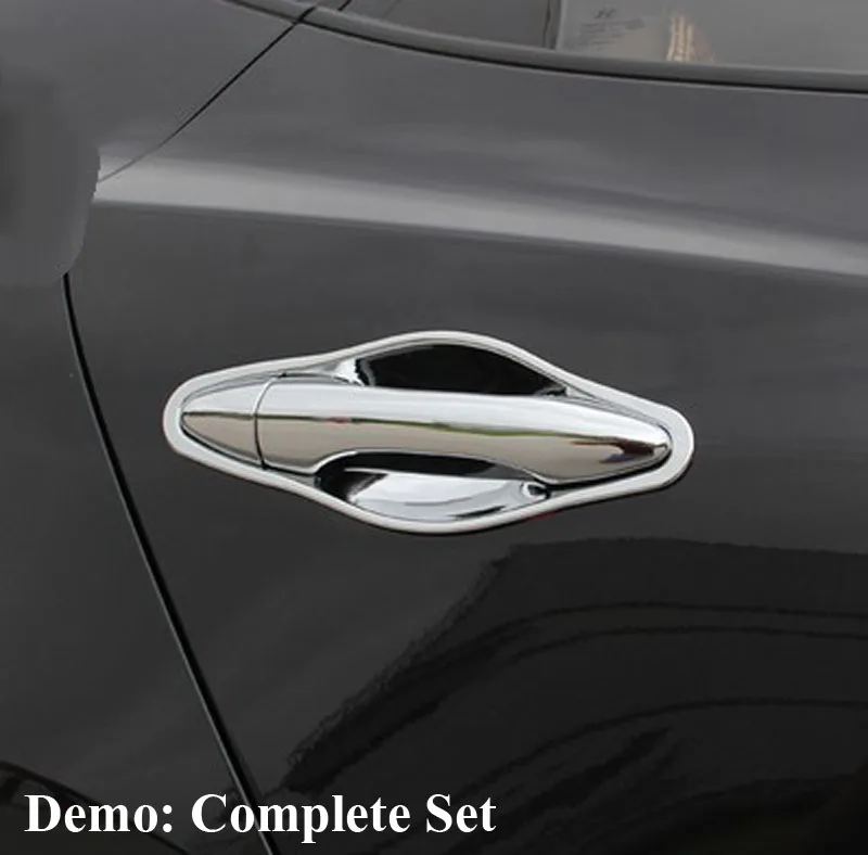 Для Hyundai Solaris i25 Accent Verna 2011 2017 Стайлинг автомобиля хромированная боковая крышка