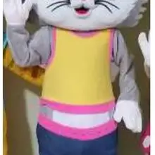 Горячая Распродажа изготовленный на заказ серый Кот маскарадный костюм 44 кошки маскарадный костюм для взрослых