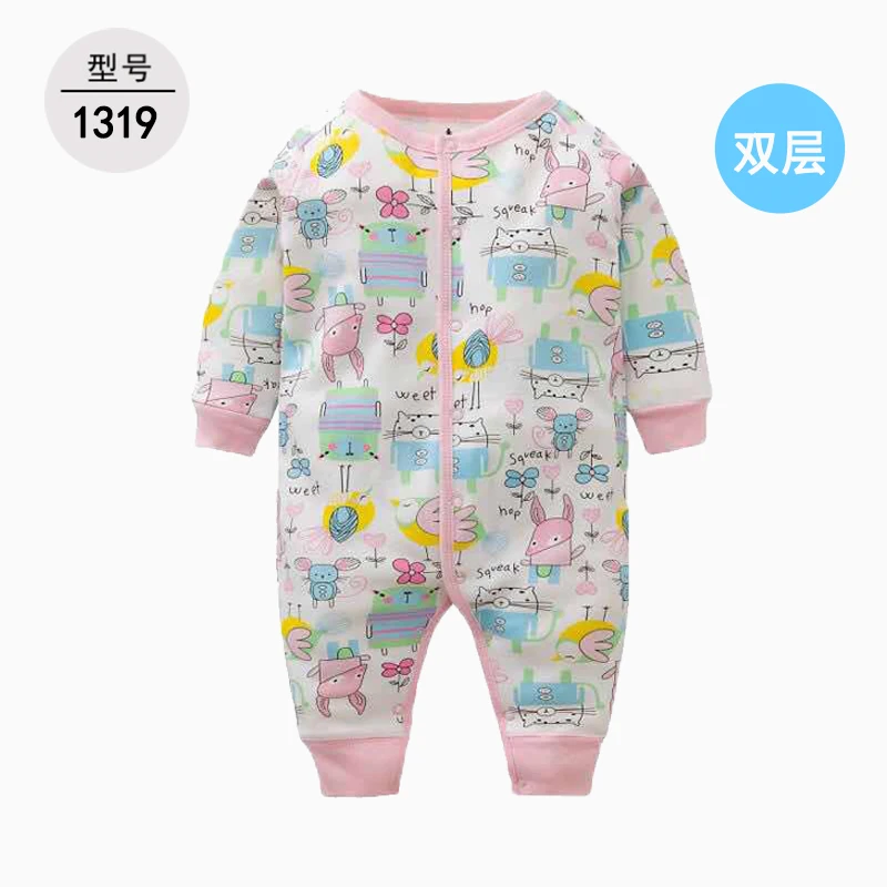 Одежда для малышей 2019 осенне зимняя одежда мальчиков и девочек Теплые Длинные