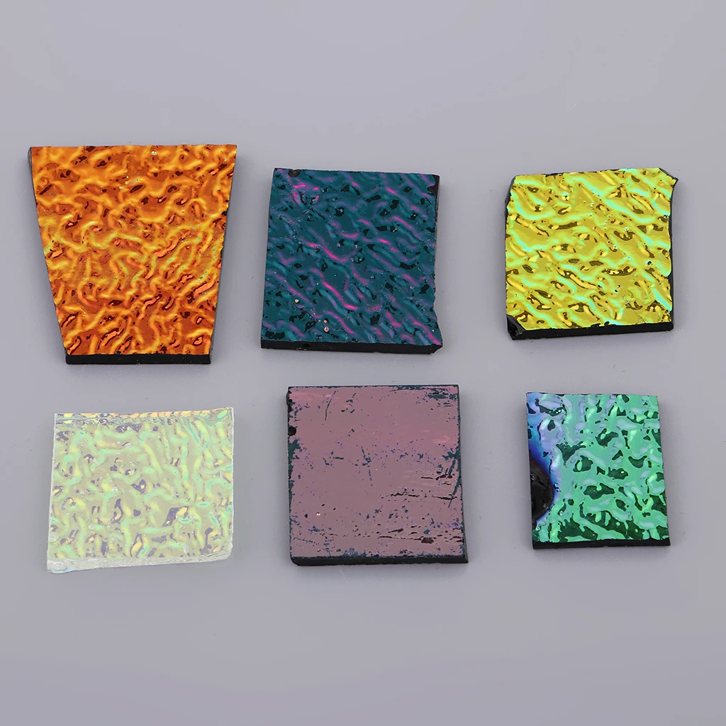 1 Ounce Various Dichroic Glass Pieces For Earring Pendants To Make Melted Glass Accessories
