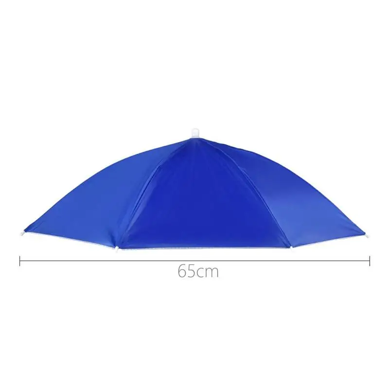 Foldable Parasol Hats Fishing Umbrella Outdoor Beach Accessories Hiking Headwear Tackle Hat Camping Portable Sport Z7T6