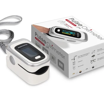 Pulsómetro y oxímetro portátil SPO2 PR con huella dactilar, pulsómetro Digital, pulsómetro OLED, control De ritmo cardíaco y oxígeno en sangre