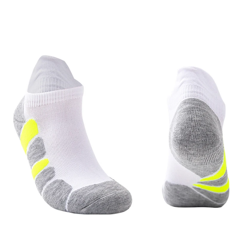 Summer men&rsquo;s short tube towel bottom outdoor sports sweat absorbing basketball running fitness socks