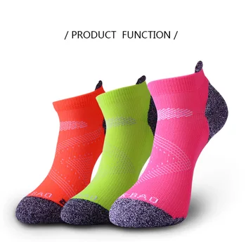 

Color matched Professional Sports Moisture Wicking Marathon Running Socks Outdoor Cycling Fitness Breathable Soft For Men Woman