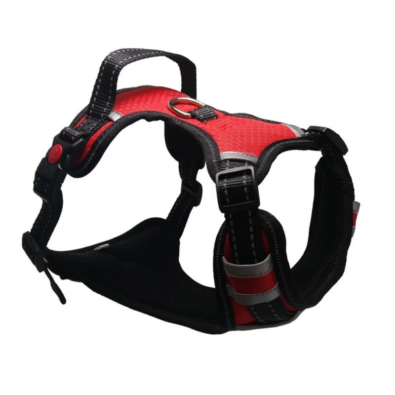 

Big Heavy Duty Dog Pet Harness Collar Adjustable Padded Extra Big Large Medium Small Dog Harnesses Reflective Design