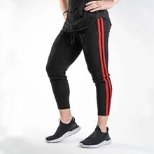 Полосатые спортивные брюки, спортивные брюки, мужские облегающие спортивные штаны, футбольные тренировочные штаны, штаны для спортзала, пробежки, мужские джоггеры, леггинсы