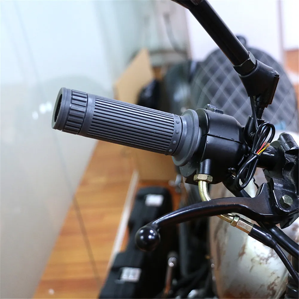 1 пара для ретро Кафе Racer 7/8 &quot22 мм резиновая ручка мотоцикла rbike Harley Moto руль rcycle