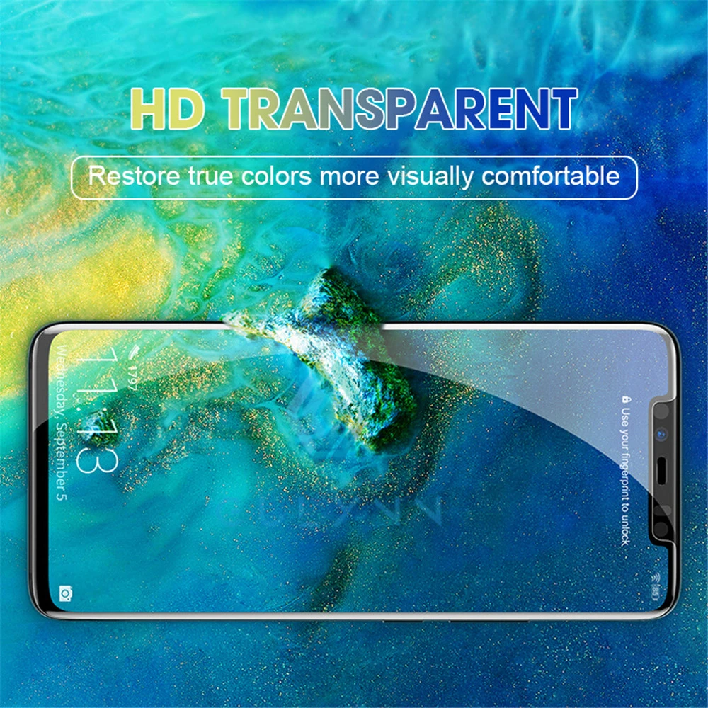 Передняя и задняя Гидрогелевая пленка полное покрытие для Huawei Honor 9X 20 P30 P40 P20 Nova 5 5i