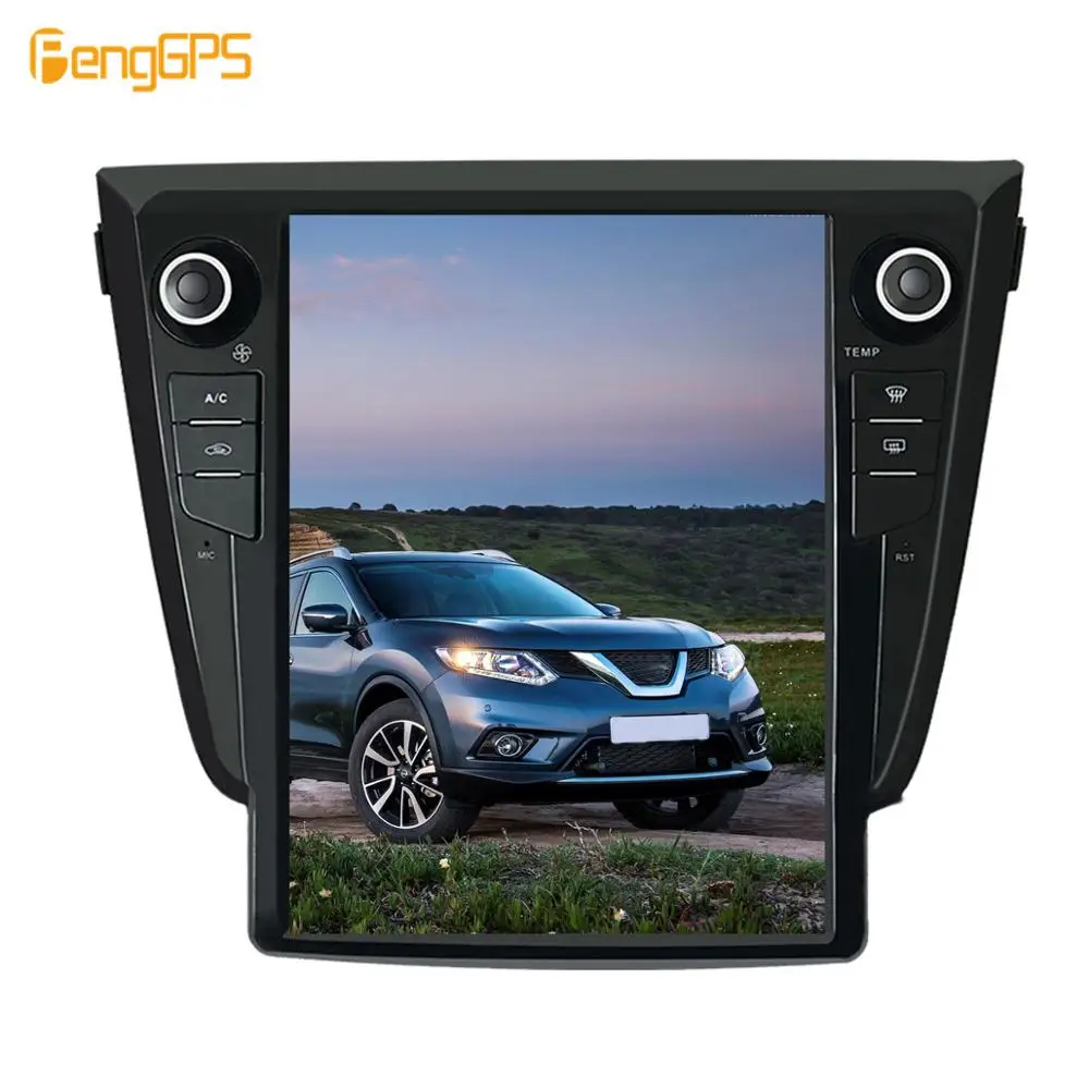 

4+64G 8.1 Tesla style Car Radio Vertical Screen for Nissan X-TRAIL/Qashqai/Rouge 2013+ GPS Navigation Radio Multimedia Player