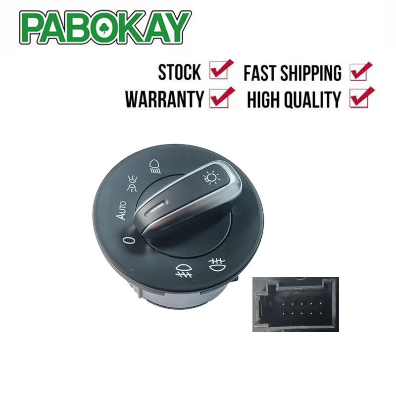 Высокое качество противотуманных фар переключатель для SKODA OCTAVIA II 04-13 1Z0941431K 1Z0 941