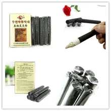 10 шт./лот бездымного мокса рулоны в традиционном китайском стиле ролик для завивки волос черный ролик горелки прижигание, акупунктура массажные оптом