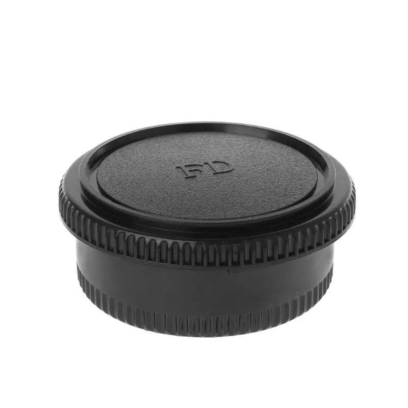 Задняя крышка объектива Крышка камеры защита от пыли пластик черный для Canon FD - Цвет: 4NB401021-3