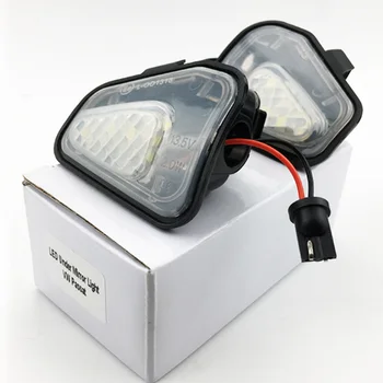 

2PCS Car LED Side Mirror Puddle Lights Lamp No Error For EOS Passat B7 CC Scirocco Jetta Drop Shipping D10
