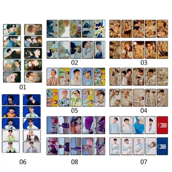 

10PCS/Set New KPOP MONSTA X Album Photo Card Crystal Card Stickers For Bus Credit Bank Card Fans Collection