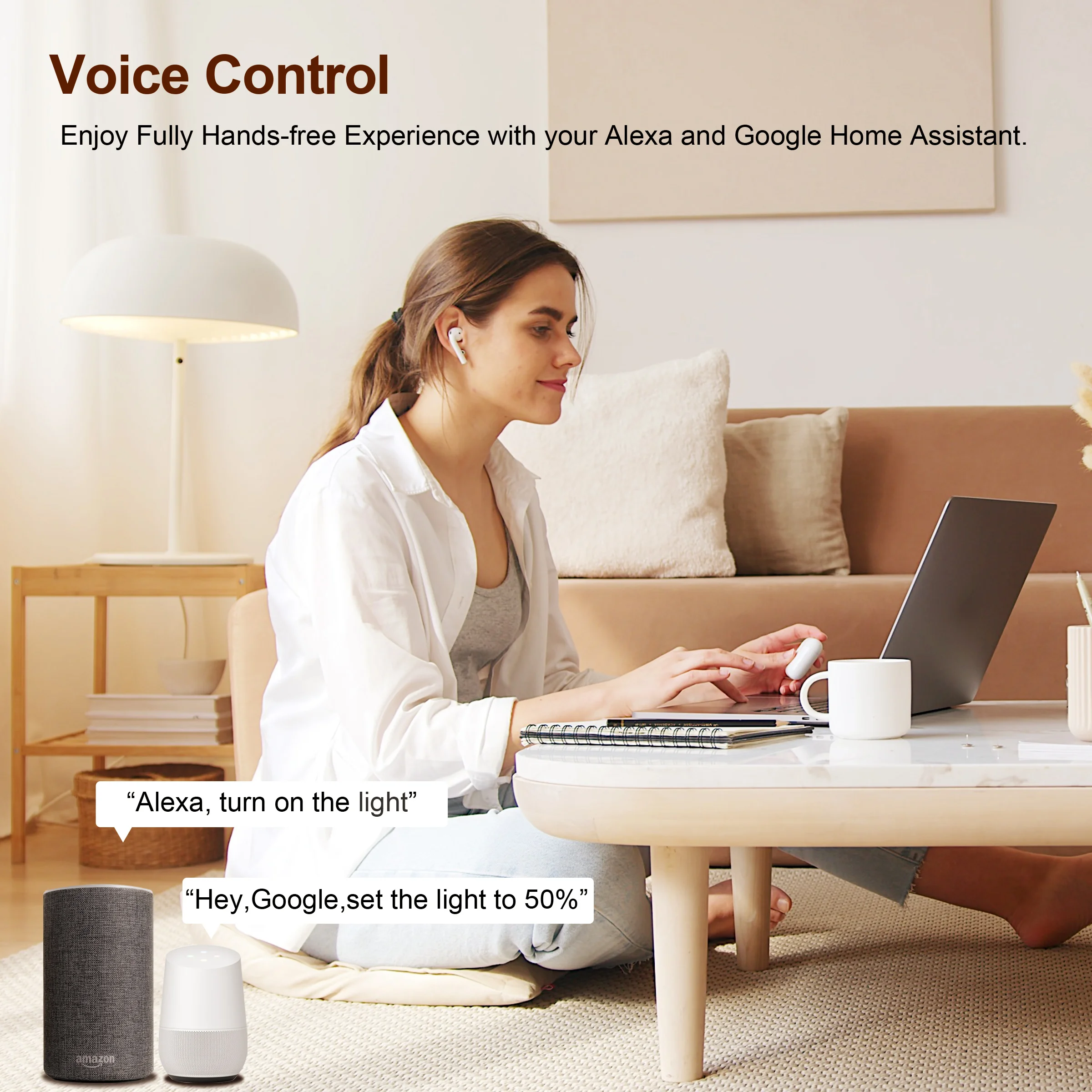 Módulo de Interruptor Funciona com Alexa Casa do Google Giger Tuya Zigbee Inteligente Dimmer 10a - 16a Suporta 2 Vias Controle Interruptor Regulável 3.0 - Image 4