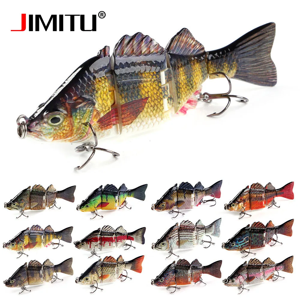 

JIMITU wobbler Swimbait Minnow lure 10cm 20g Sinking Multi section artificial pesca mar Fishing lures Hard bait carp pike fish