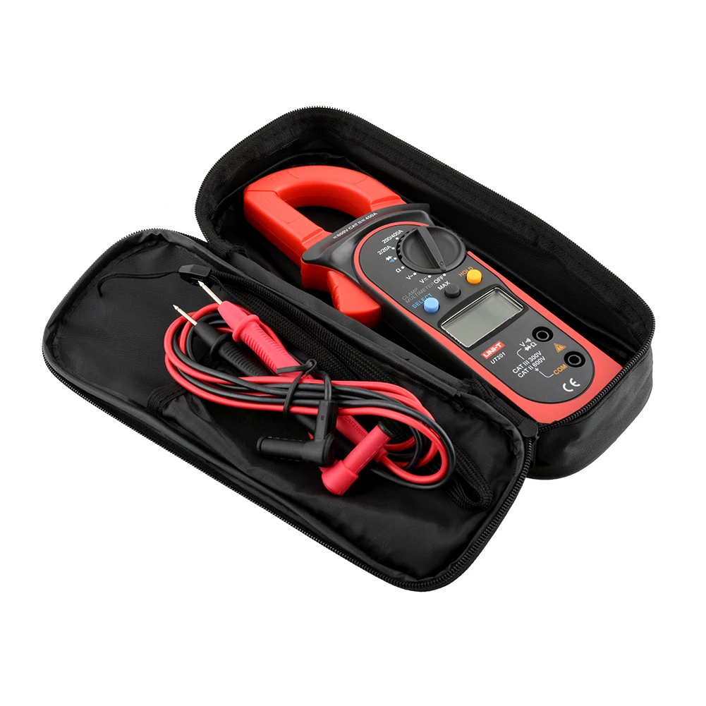 

NEW UNI-T UT201 current LCD Digital Clamp Multimeter CE DC Amp Voltmeter