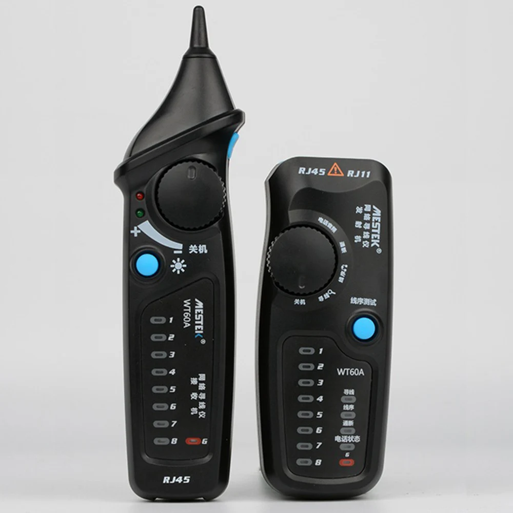 MESTEK WT60A сети Ethernet Кабельный тестер трекер телефон провода кабель детектор инструменты для поиска