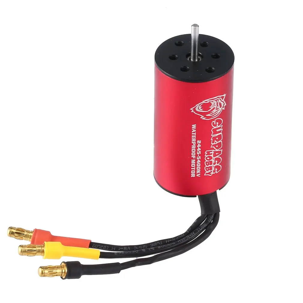 SURPASSHOBBY KK 2445 5400KV/3000KV бесщеточный двигатель 2S для Traxxas/HSP 1:16 RC дрейф гоночный