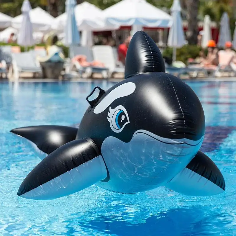 

Cartoon Cute Whale Swim Ring Kids Float Circle Inflatable Swimming Pool Toys Girls Boys Thicken Seat Circle Water Sport