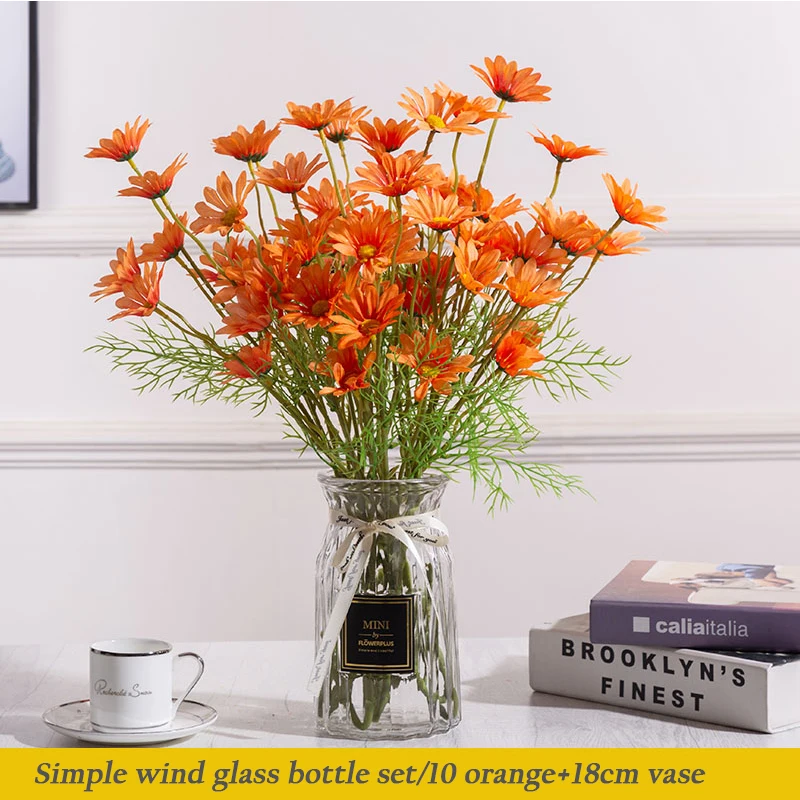 

5/10 pieces High-end furnishings small daisy bouquets for living room bedroom wedding gifts and home decoration accessories