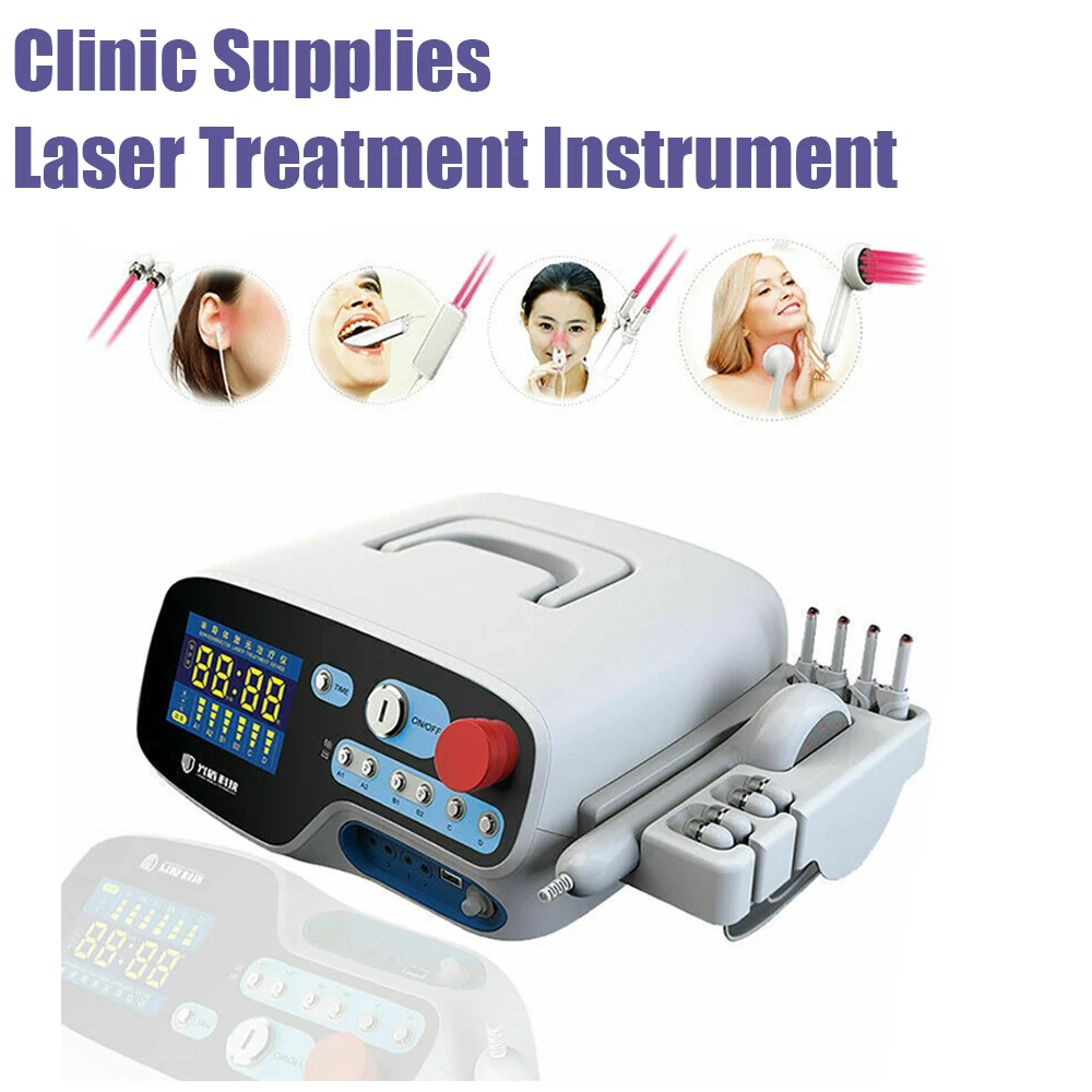 Real LASTEK Multifunction Clinic Supplies Rhinitis Deafness Snoring Arthritis Hyperlipemia Pain Relief Cold Laser Therapy Device